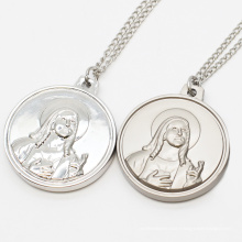 Médaille d&#39;argent mat en métal personnalisé de vente chaude